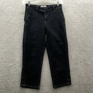 Levi's Signature Women's Mid Rise Capri Jeans Dark Wash Size 8/10